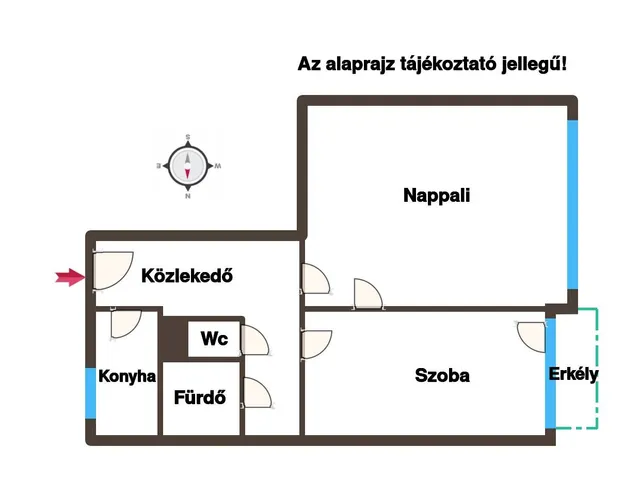 Eladó lakás Budapest XIII. kerület, Újlipótváros 49 nm