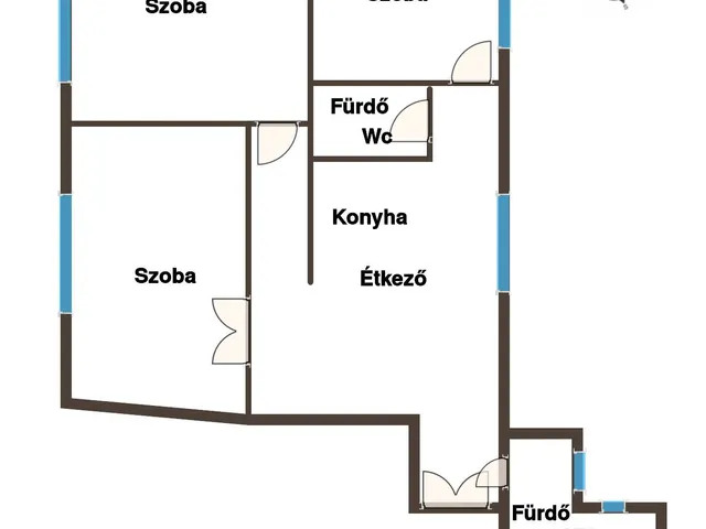 Eladó lakás Budapest VIII. kerület, Corvin negyed 85 nm