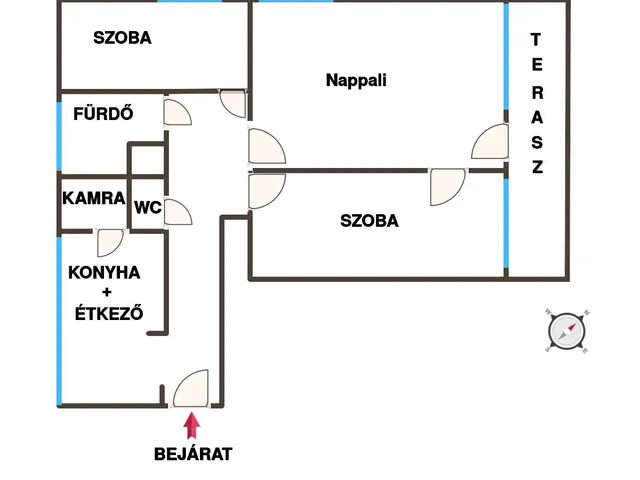 Eladó lakás Budapest XI. kerület, Gellérthegy 70 nm