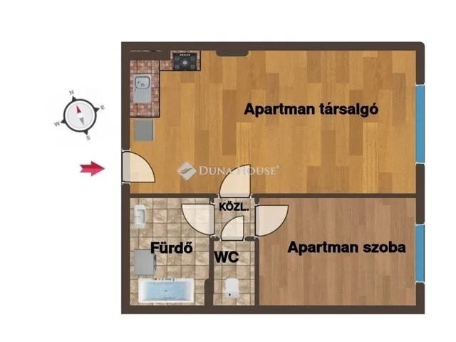 Eladó lakás Budapest XIII. kerület 43 nm