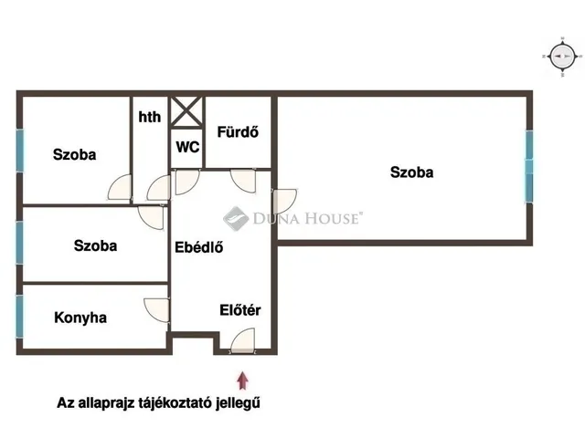 Eladó lakás Budapest III. kerület, Békásmegyer 57 nm