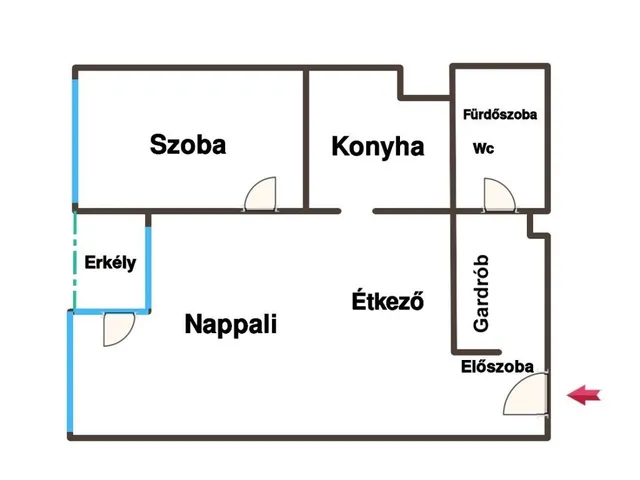 Eladó lakás Budapest XI. kerület, Őrmező 55 nm