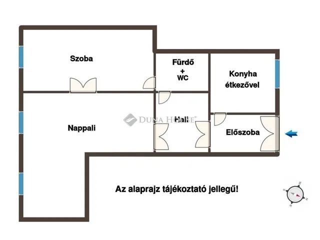 Kiadó lakás Budapest V. kerület, Belváros 73 nm