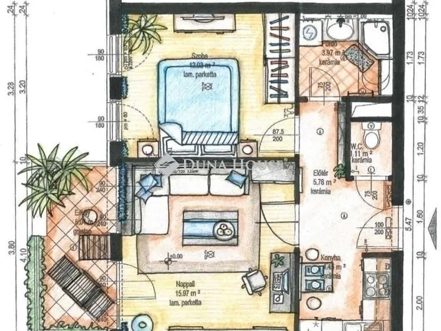Eladó lakás Budapest XIV. kerület, Kiszugló 43 nm