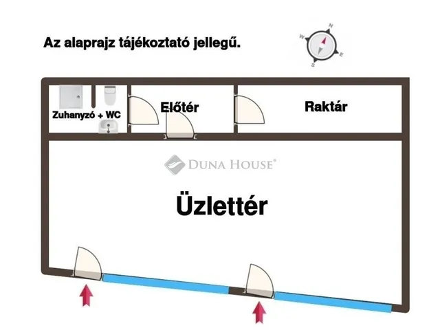 Eladó kereskedelmi és ipari ingatlan Budapest VIII. kerület, Józsefváros 58 nm