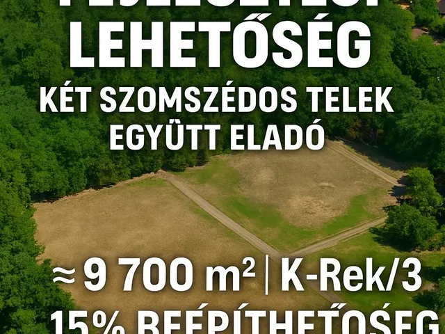 Eladó telek Budapest III. kerület, Csúcshegy 9700 nm