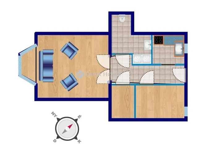 Eladó lakás Budapest V. kerület 58 nm