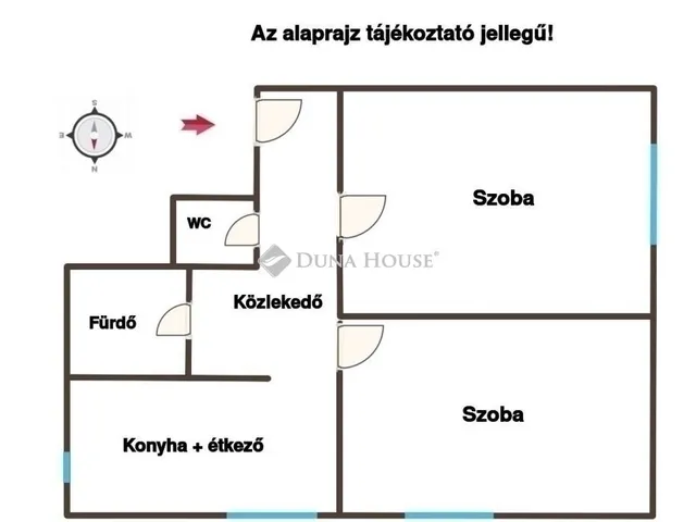 Eladó lakás Budapest V. kerület 58 nm
