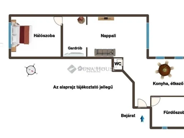 Eladó lakás Budapest VII. kerület 59 nm