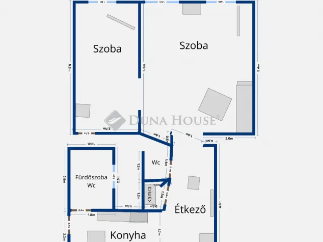 Eladó lakás Budapest VII. kerület 60 nm