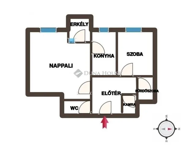 Eladó lakás Budapest VI. kerület 55 nm