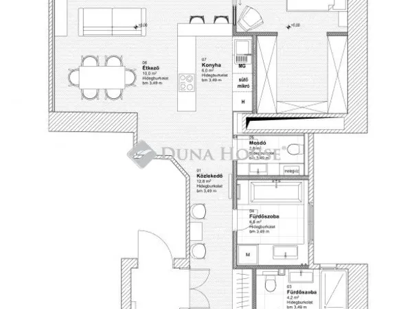 Eladó lakás Budapest V. kerület 96 nm