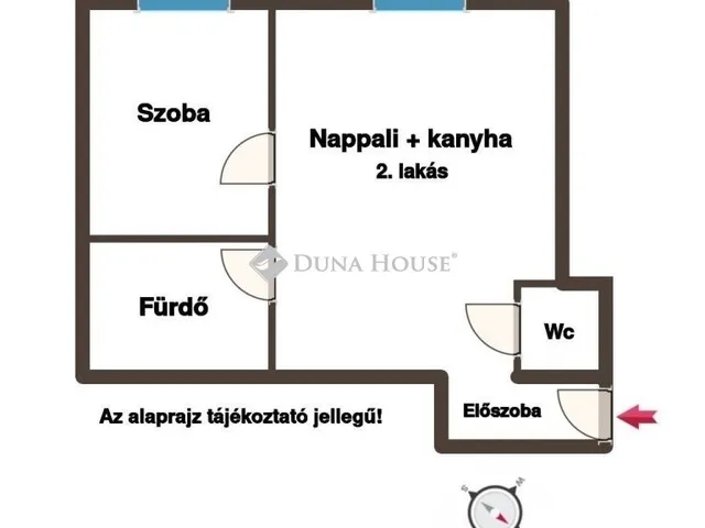 Eladó lakás Budapest VII. kerület 46 nm