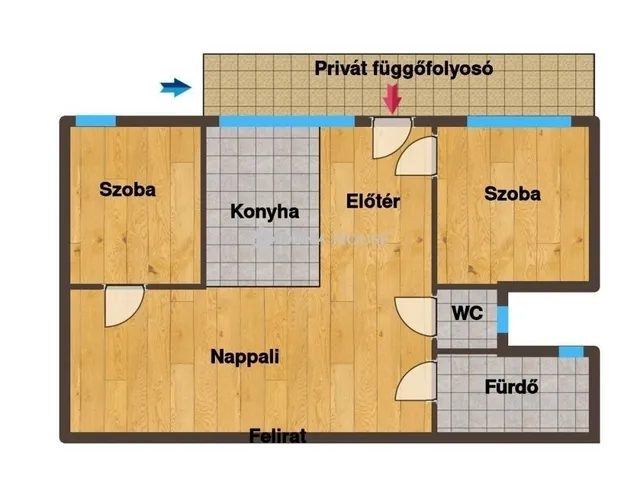 Eladó lakás Budapest VII. kerület 55 nm