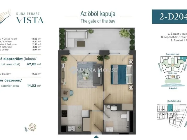 Eladó lakás Budapest XIII. kerület 42 nm