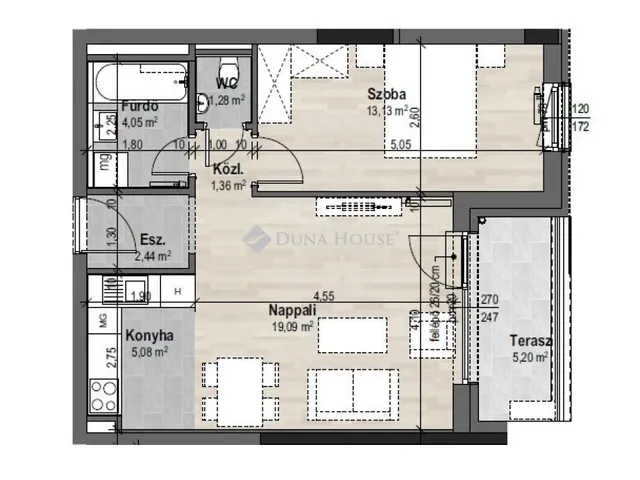 Kiadó lakás Budapest XIII. kerület, Angyalföld 48 nm