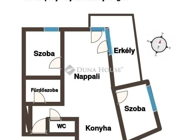 Eladó lakás Budapest VIII. kerület 61 nm