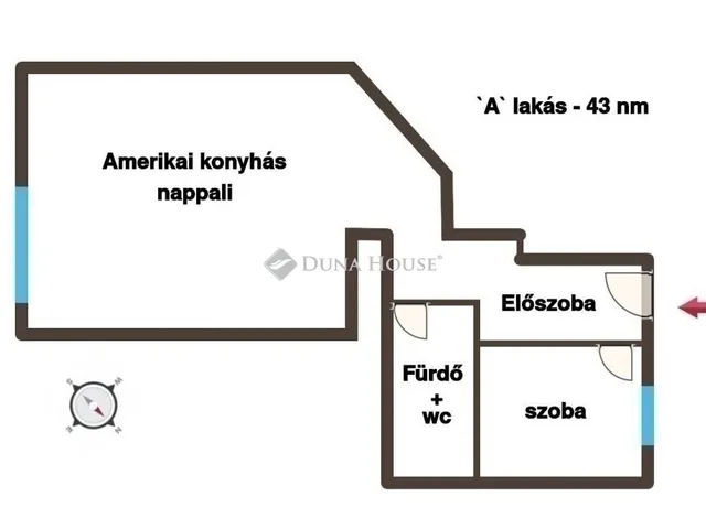 Eladó lakás Budapest IX. kerület 43 nm