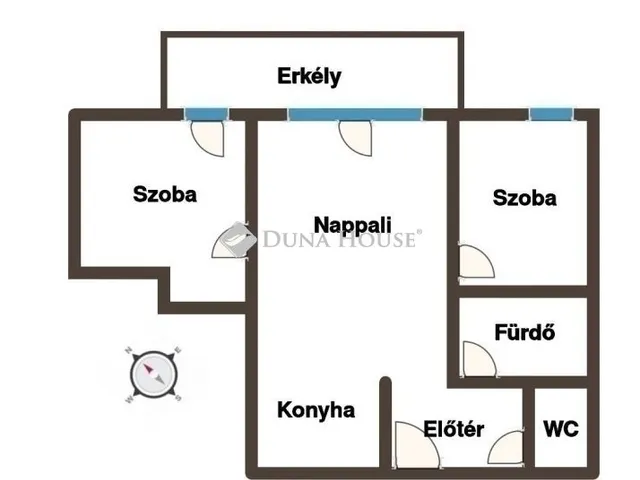 Eladó lakás Budapest VIII. kerület 58 nm