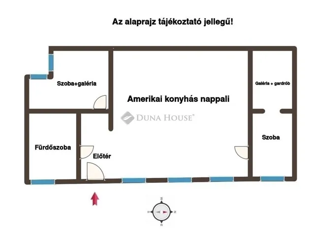 Eladó lakás Budapest VIII. kerület 58 nm