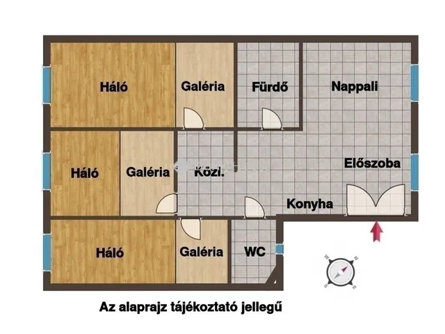 Eladó lakás Budapest VII. kerület, Belső-Erzsébetváros 58 nm