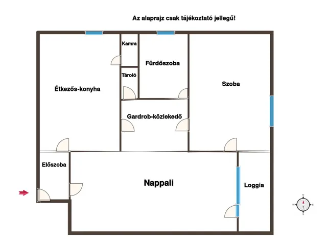 Eladó lakás Budapest IV. kerület 54 nm