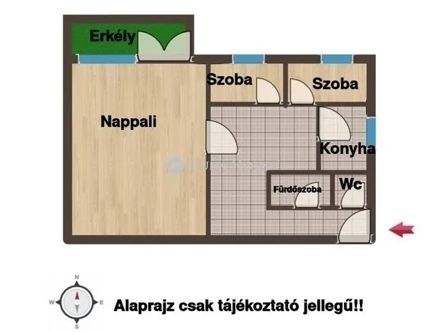 Eladó lakás Budapest III. kerület 50 nm
