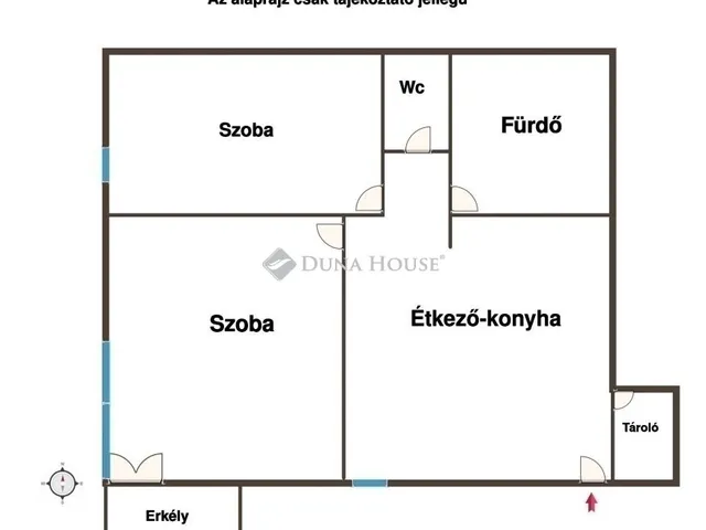 Eladó lakás Budapest VIII. kerület 52 nm