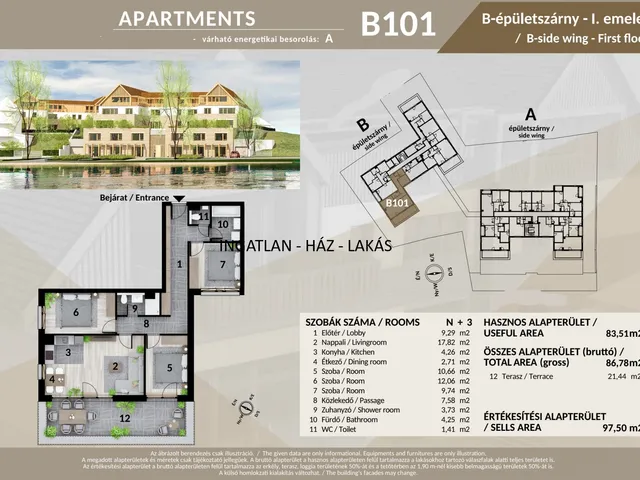 Eladó lakás Veresegyház 97 nm