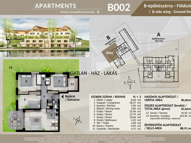 Eladó lakás Veresegyház 88 nm