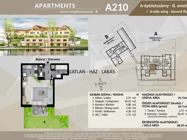 Eladó lakás Veresegyház 38 nm