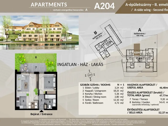 Eladó lakás Veresegyház 52 nm