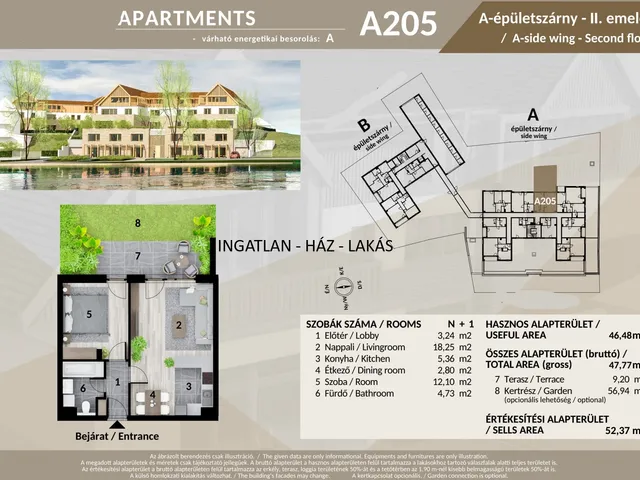 Eladó lakás Veresegyház 52 nm