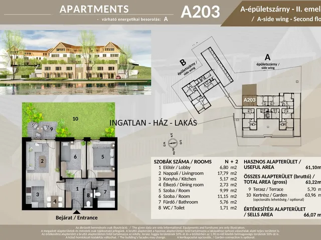 Eladó lakás Veresegyház 66 nm