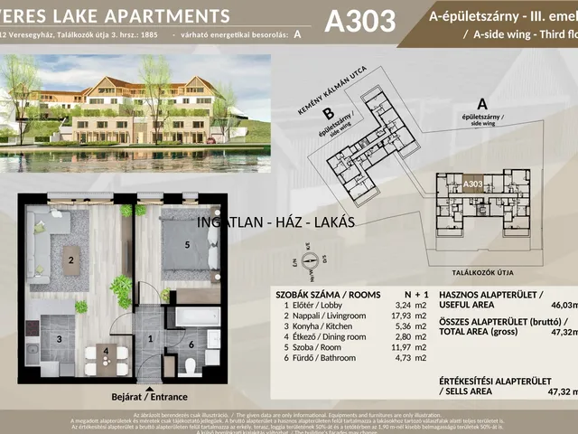 Eladó lakás Veresegyház 47 nm