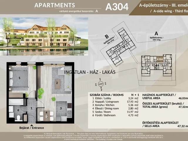 Eladó lakás Veresegyház 47 nm