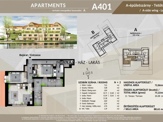 Eladó lakás Veresegyház 88 nm