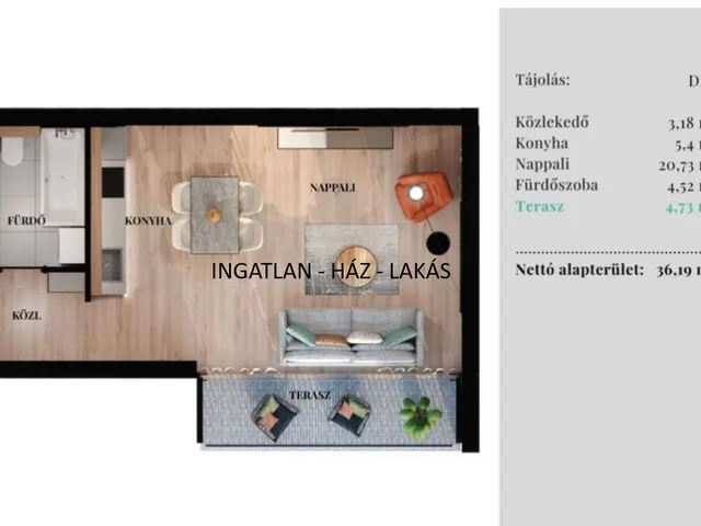 Eladó lakás Budapest VII. kerület 36 nm