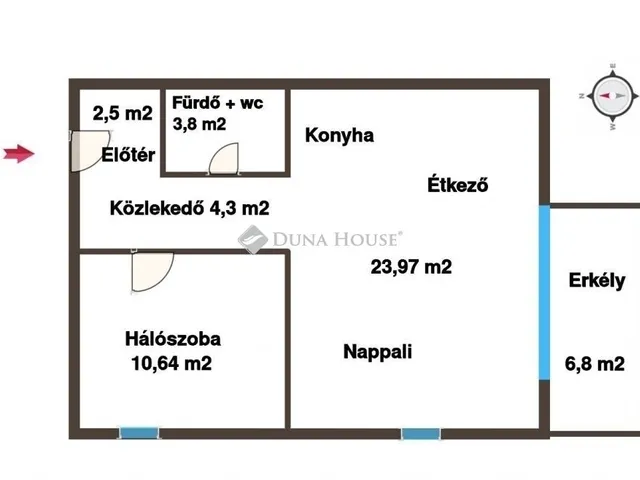 Eladó lakás Debrecen, Úrrétje 48 nm