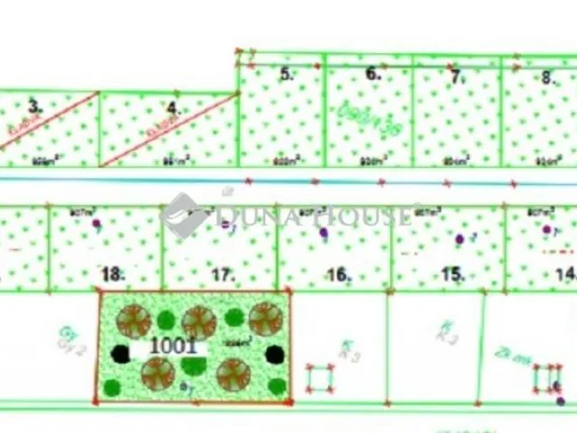 Eladó telek Debrecen, Józsa 957 nm