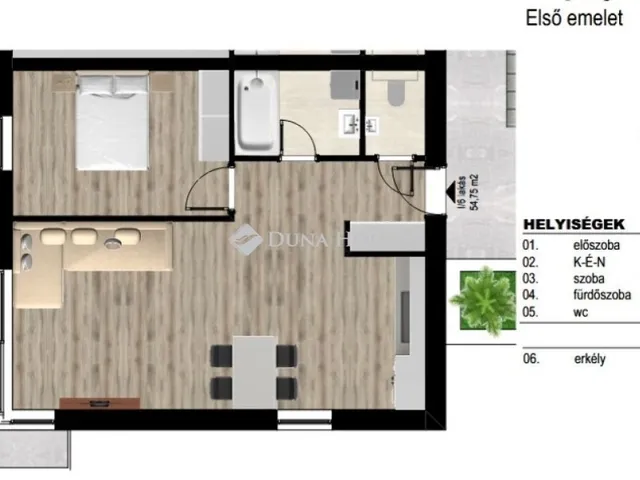 Eladó lakás Debrecen 58 nm