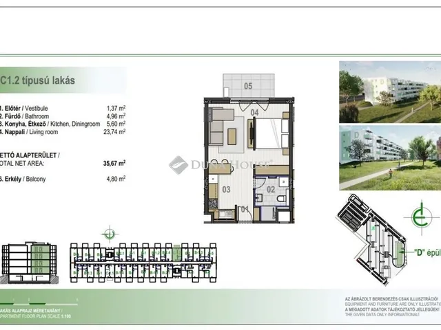 Eladó lakás Debrecen, Homokkert 38 nm