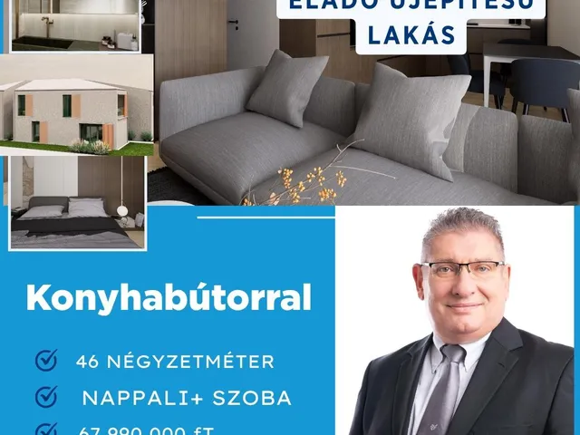 Eladó lakás Debrecen 44 nm