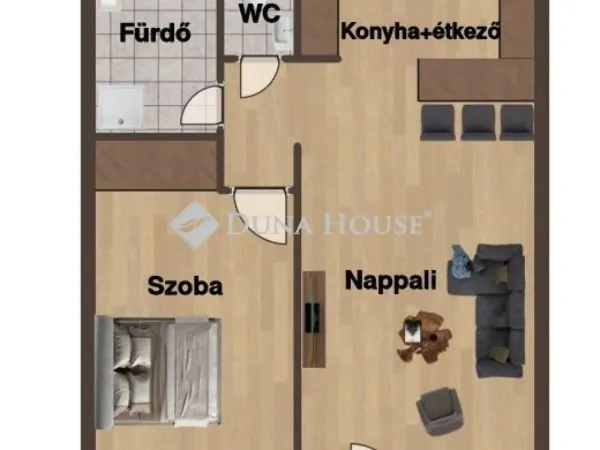 Kiadó lakás Debrecen, Homokkert 42 nm