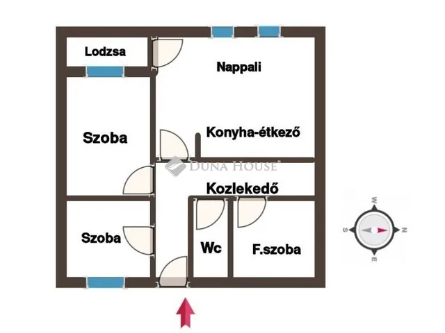 Kiadó lakás Debrecen, Belváros 64 nm