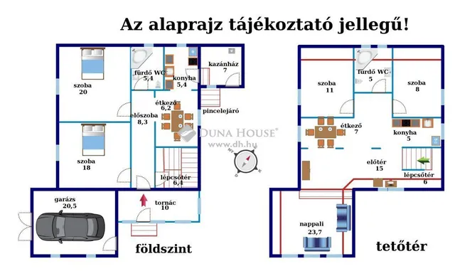 Eladó ház Veszprém, Dózsaváros 187 nm