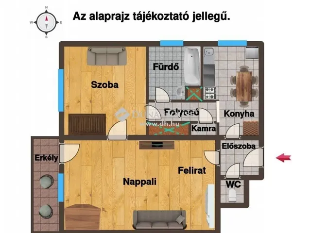 Eladó lakás Veszprém, Jutasi úti lakótelep 49 nm