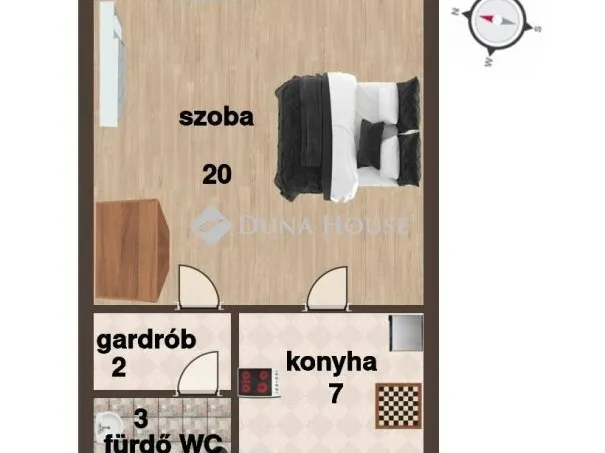 Eladó lakás Veszprém 32 nm