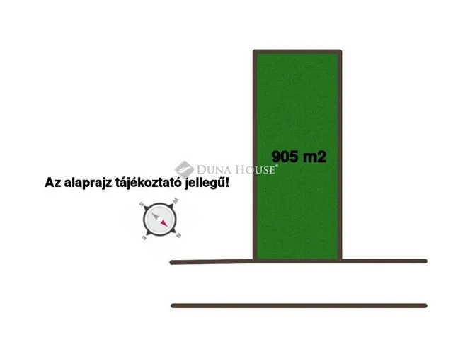Eladó telek Papkeszi 905 nm