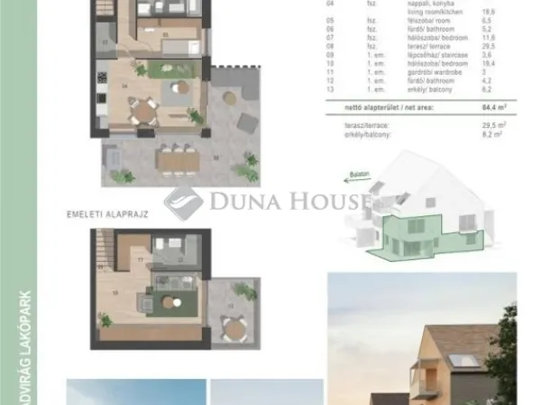 Eladó lakás Balatonfüred 103 nm